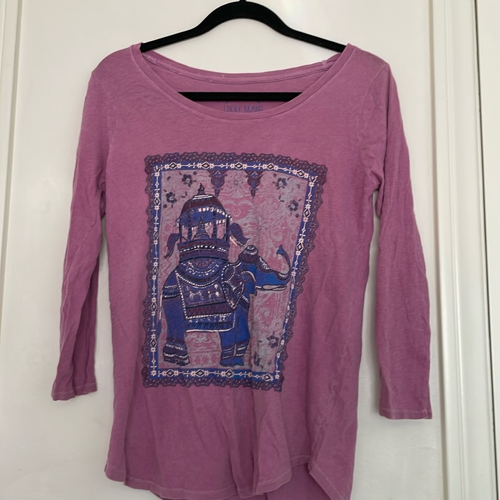 Lucky Brand Elephant Top